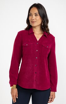 Chemise en velours 