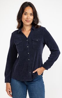 Chemise en velours 