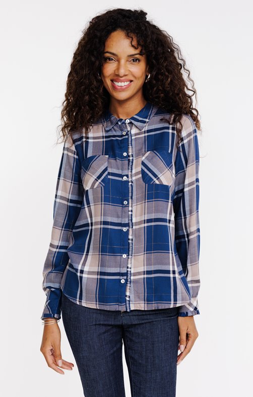 Chemise à carreaux
