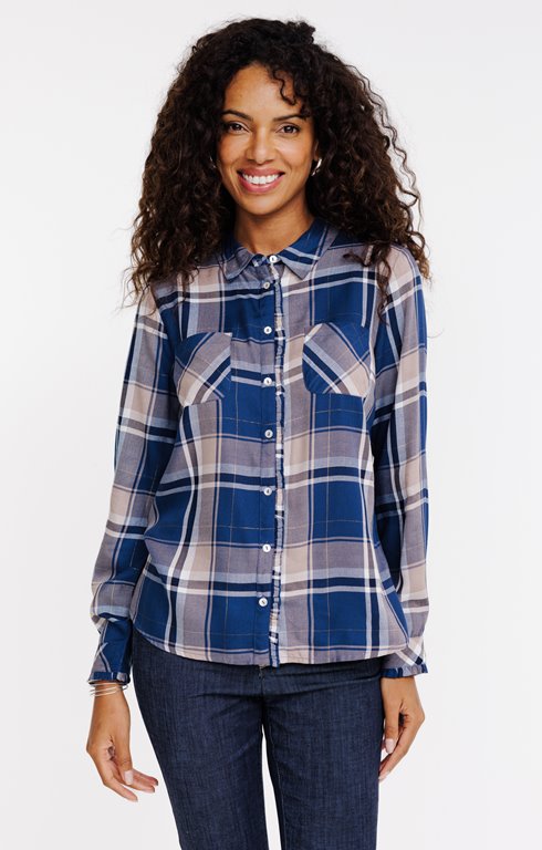 Chemise à carreaux