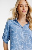 Chemise imprimée en lyocell 