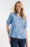 Chemise imprimée en lyocell 