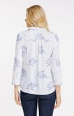 Chemise unie brodée