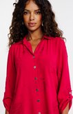 Chemise unie brodée