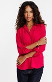 Chemise unie brodée