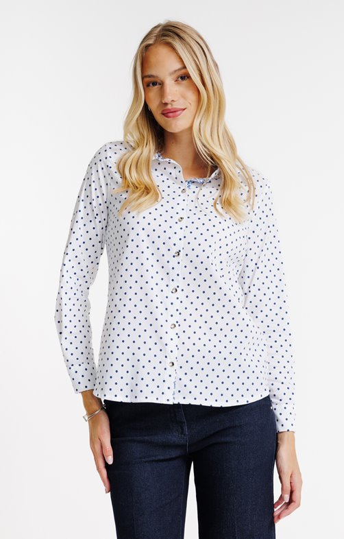 Chemise à pois