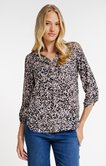 Chemise à imprimé léopard