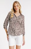 Chemise à imprimé léopard