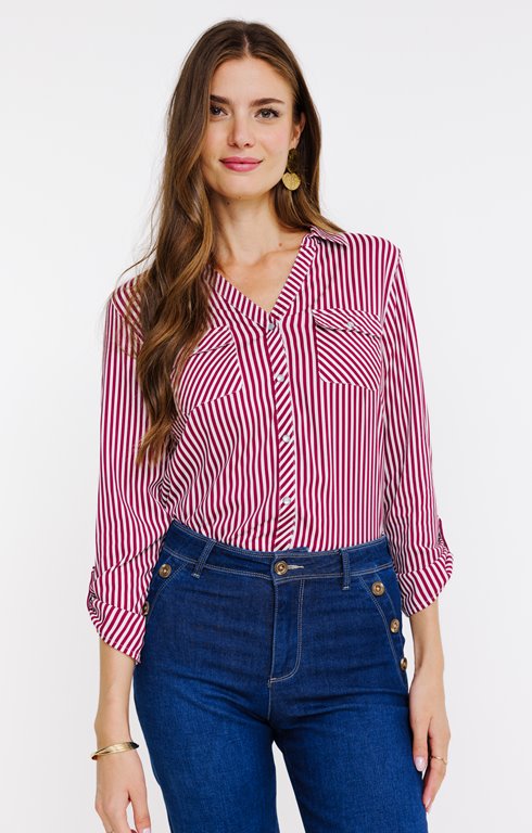 Chemise rayée