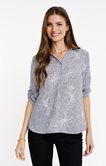 Chemise unie brodée
