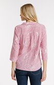 Chemise unie brodée