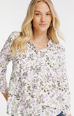 Chemise imprimé herbier