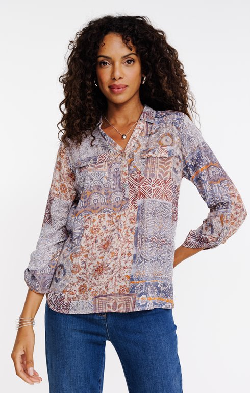 Tunique col chemise