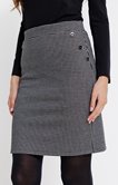 Jupe en maille Jacquard