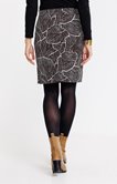 Jupe portefeuille Jacquard
