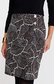 Jupe portefeuille Jacquard