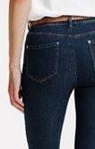 Pantalon 7/8 jean coupe droite