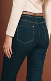 Pantalon 7/8 jean coupe droite