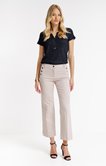 Pantalon à pont coupe large