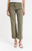 Pantalon à pont coupe large