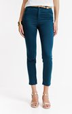 Pantalon 7/8 coupe slim avec ceinture