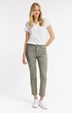 Pantalon 7/8 coupe droite