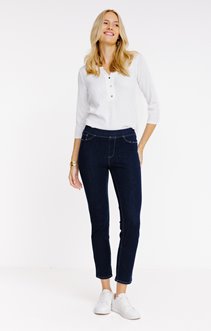 Tregging en jean bi-stretch slim