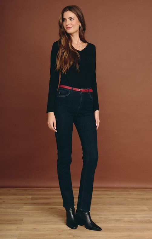 Jean long coupe droite bi-stretch