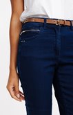 Jean 7/8 coupe slim avec ceinture