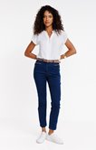 Jean 7/8 coupe slim avec ceinture