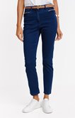 Jean 7/8 coupe slim avec ceinture