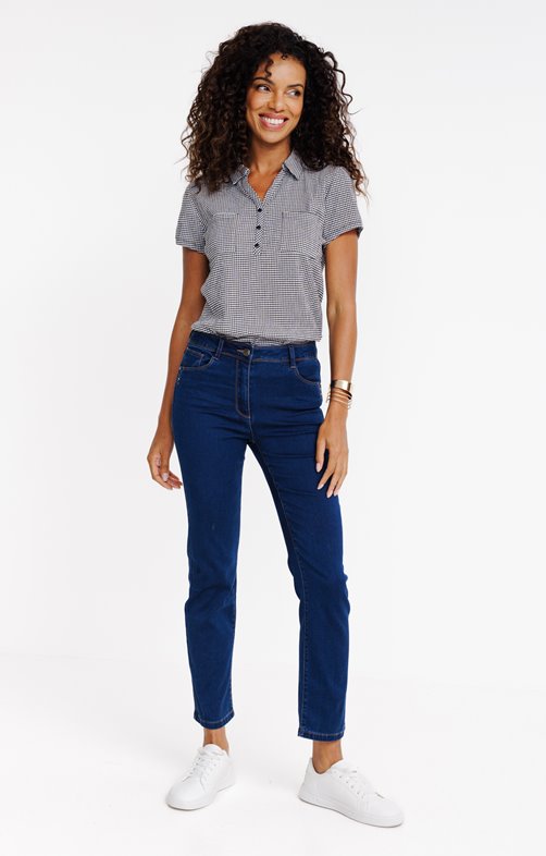 Jean 7/8 coupe droite