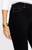 Tregging jean noir coupe slim