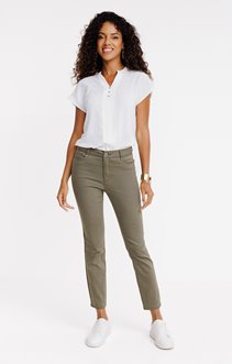 Pantalon 7/8 coupe slim