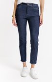 Jean 7/8 coupe slim avec strass