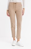 Pantalon jogging en maille velours