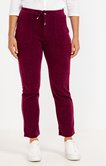 Pantalon jogging en maille velours