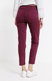 Pantalon stretch droit piping lurex