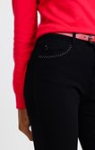 Pantalon denim noir bi-stretch