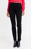 Pantalon denim noir bi-stretch