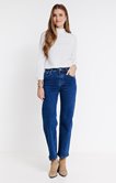 Jean brut coupe large