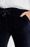 Pantalon coupe jogging en velours côtelé