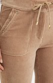 Pantalon coupe jogging en velours côtelé