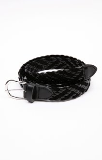 Ceinture tressée pantalon