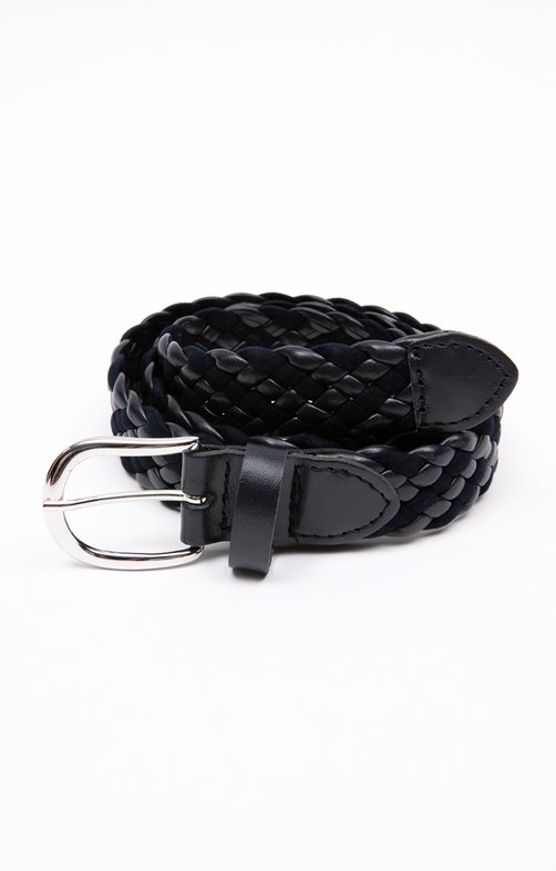 Ceinture tressée pantalon