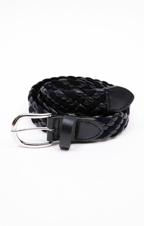 Ceinture tressée pantalon