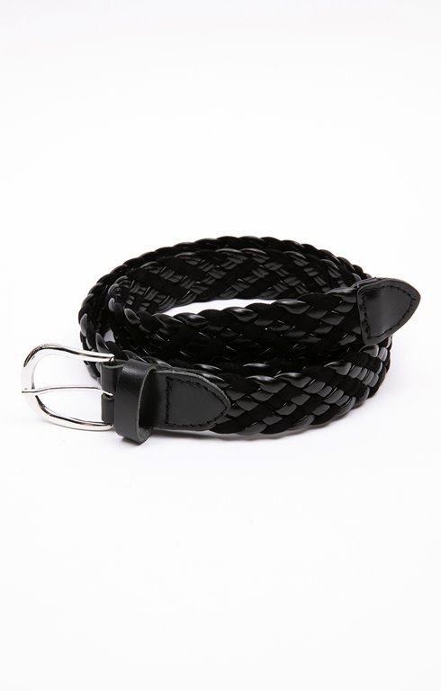 Ceinture tressée pantalon