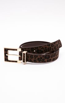 Ceinture pantalon léopard