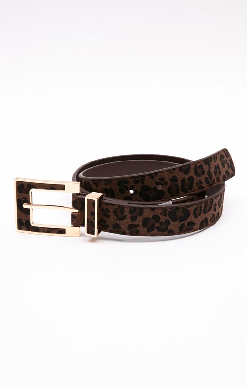 Ceinture pantalon léopard
