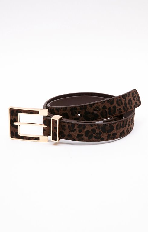 Ceinture pantalon léopard